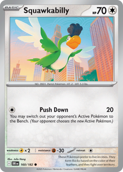 Squawkabilly 160/244 Reverse NM (ITA)