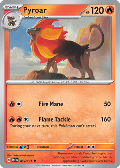 Pyroar 016/180 Poké Ball NM (ITA)