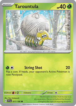 Tarountula 017/198 Reverse NM (ITA)