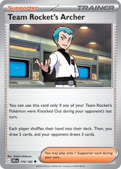 Archer del Team Rocket 170/244 Reverse NM (ITA)