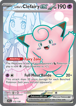 Clefairy-ex di Lylia 173/190 NM (ITA)