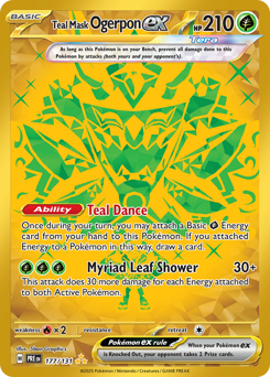 Ogerpon Maschera Turchese-ex 177/180 NM (ITA)