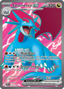 Salamence-ex 177/190 NM (ITA)