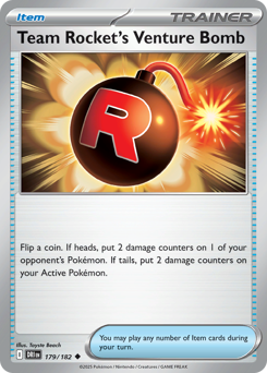 Bomba Azzardata del Team Rocket 179/244 Reverse NM (ITA)