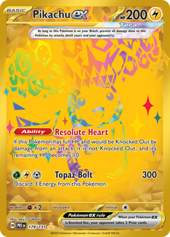 Pikachu-ex 179/180 NM (ITA)