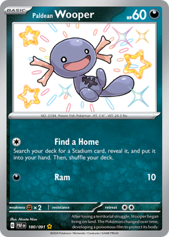 Wooper di Paldea 180/245 NM (ITA)
