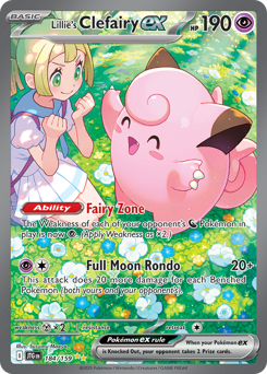 Clefairy-ex di Lylia 184/190 NM (ITA)