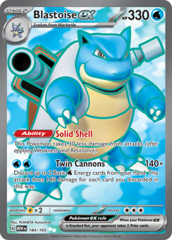 Blastoise-ex 184/207