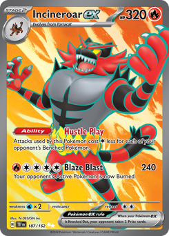 Incineroar-ex 187/218 NM (ITA)