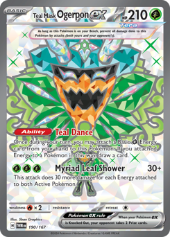 Ogerpon Maschera Turchese-ex 190/226 NM (ITA)