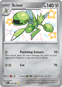 Scizor 191/245 NM (ITA)