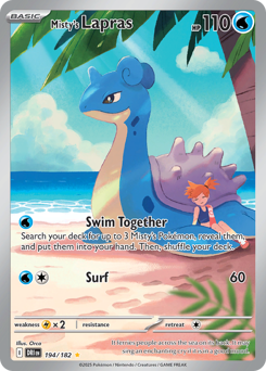 Lapras di Misty 194/244 NM (ITA)