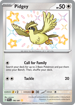 Pidgey 196/245 NM (ITA)