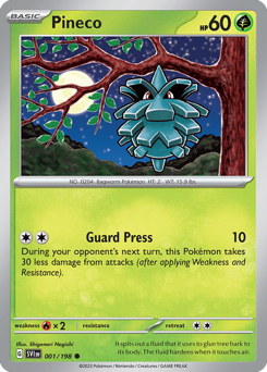 Pineco 001/198 NM (ITA)