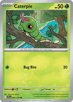 Caterpie 001/190 Reverse NM (ITA)