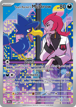 Murkrow del Team Rocket 200/244 NM (ITA)