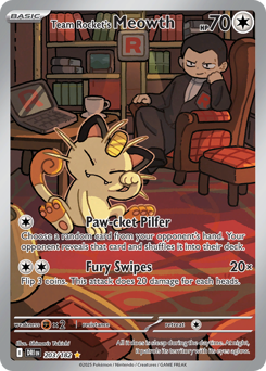 Meowth del Team Rocket 203/244 NM (ITA)