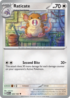 Raticate 020/207