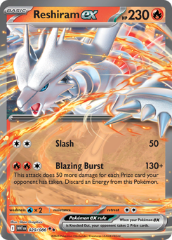 Reshiram-ex 020/173 NM (ITA)
