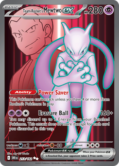 Mewtwo-ex del Team Rocket 213/244 NM (ITA)
