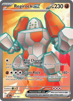 Regirock-ex 214/244 NM (ITA)