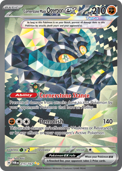 Ogerpon Maschera Fondamenta-ex 215/226 NM (ITA)