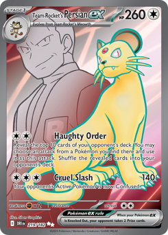 Persian-ex del Team Rocket 219/244 NM (ITA)