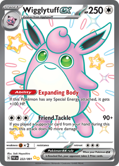 Wigglytuff-ex 222/245 NM (ITA)