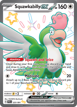 Squawkabilly-ex 223/245 NM (ITA)