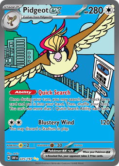 Pidgeot-ex 225/230