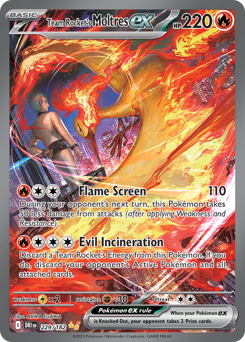 Moltres-ex del Team Rocket 229/244 NM (ITA)