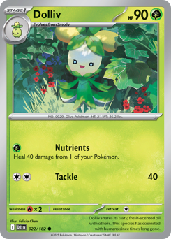 Dolliv 022/244 Reverse NM (ITA)