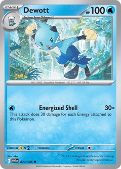 Dewott 022/173 Poké Ball NM (ITA)
