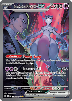 Mewtwo-ex del Team Rocket 231/244 NM (ITA)