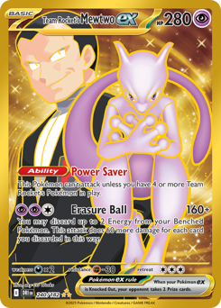 Mewtwo-ex del Team Rocket 240/244 NM (ITA)