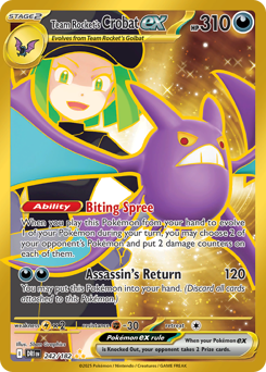 Crobat-ex del Team Rocket 242/244 NM (ITA)
