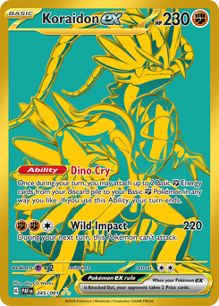 Koraidon-ex 245/245 NM (ITA)