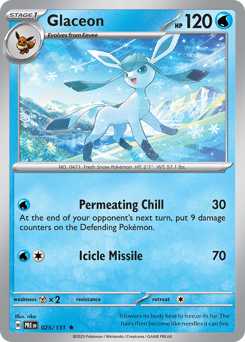 Glaceon 025/180 Master Ball NM (ITA)