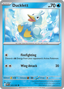 Ducklett 025/173 Poké Ball NM (ITA)