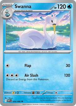 Swanna 026/173 Poké Ball NM (ITA)