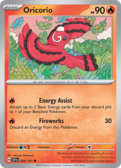 Oricorio 026/252 Reverse NM (ITA)