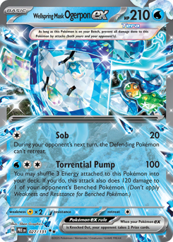 Ogerpon Maschera Pozzo-ex 027/180 Poké Ball NM (ITA)