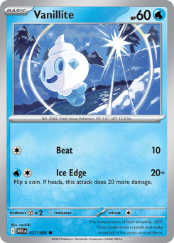 Vanillite 027/173 NM (ITA)