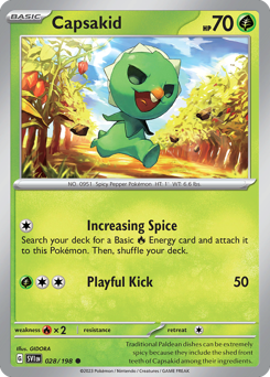 Capsakid 028/198 Reverse NM (ITA)
