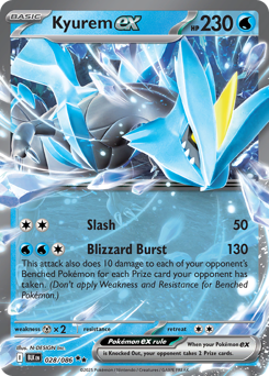 Kyurem-ex 028/172 NM (ITA)