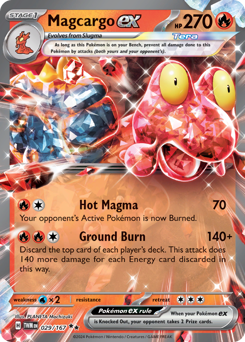 Magcargo-ex 029/226 Reverse NM (ITA)