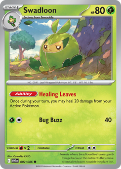 Swadloon 002/173 Poké Ball NM (ITA)
