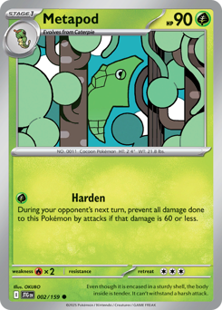 Metapod 002/190 Reverse NM (ITA)