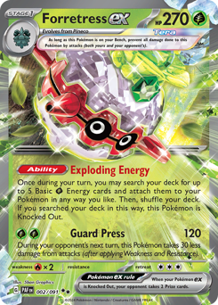 Forretress-ex 002/245 NM (ITA)