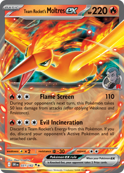 Moltres-ex del Team Rocket 031/244 NM (ITA)